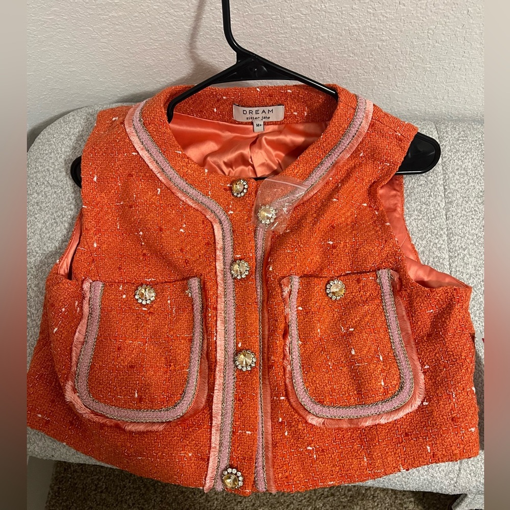 Sister Jane Summer Tweed Vest